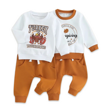 Load image into Gallery viewer, Thanksgiving Pullover + Jogger Set
