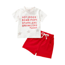 Load image into Gallery viewer, Summer Things Tee + Shorts Set
