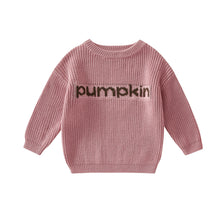 Load image into Gallery viewer, Pumpkin Chunky Knit Sweater
