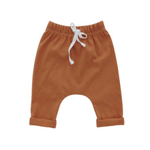 Load image into Gallery viewer, Pumpkin Spice Cotton Baby Joggers
