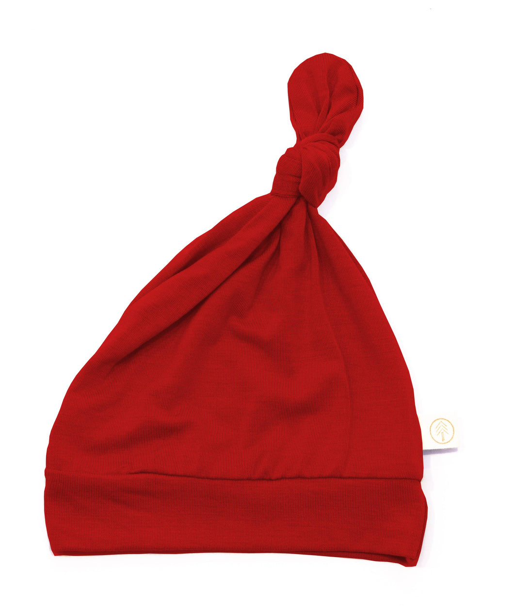 Bamboo Baby Top Knot Hat - Red - Tenth & Pine