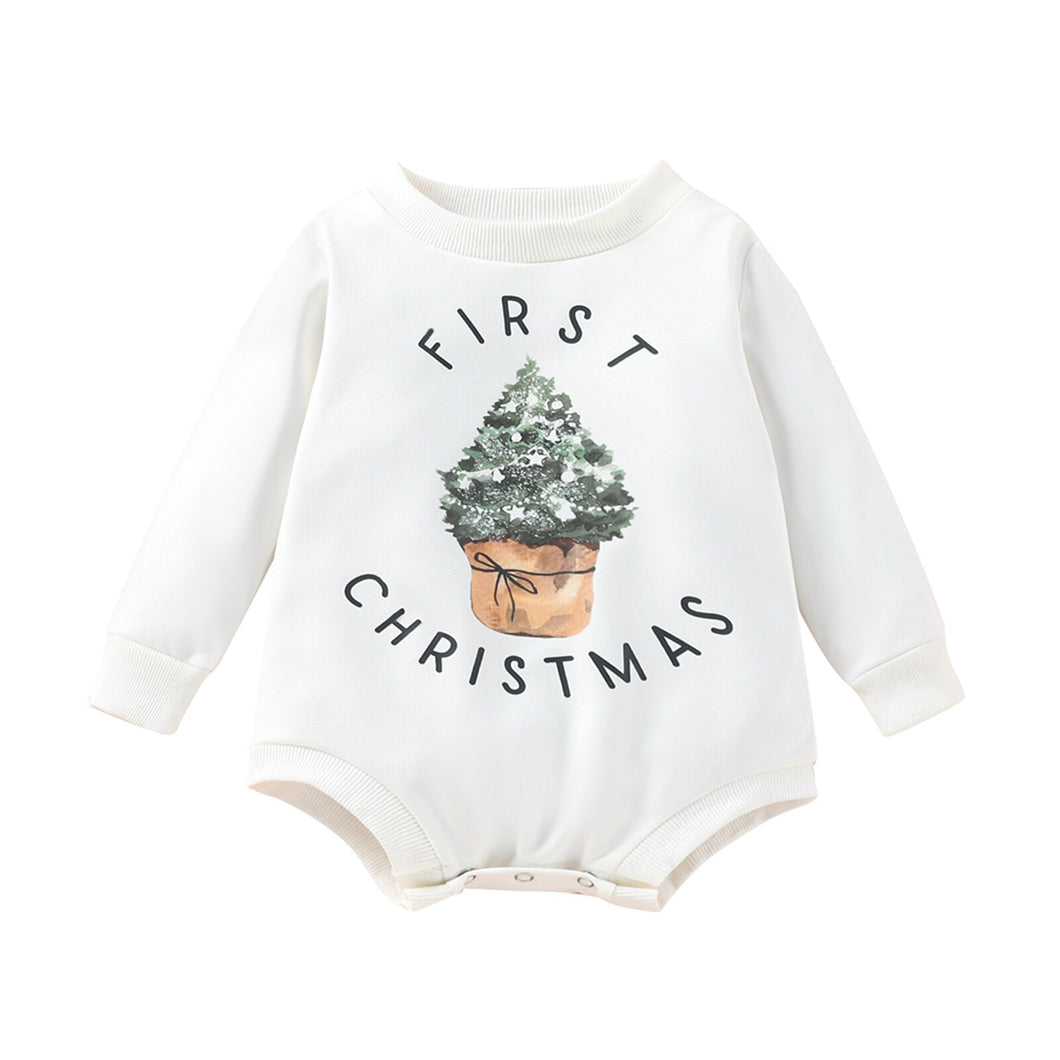 First Christmas Romper