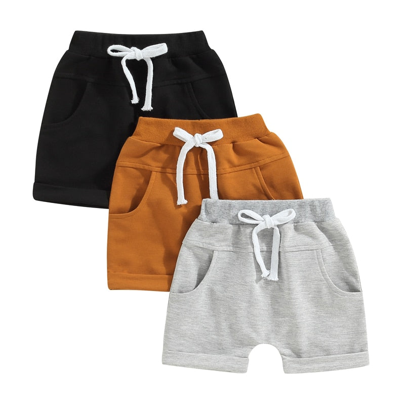 Three Pack Basic Shorts