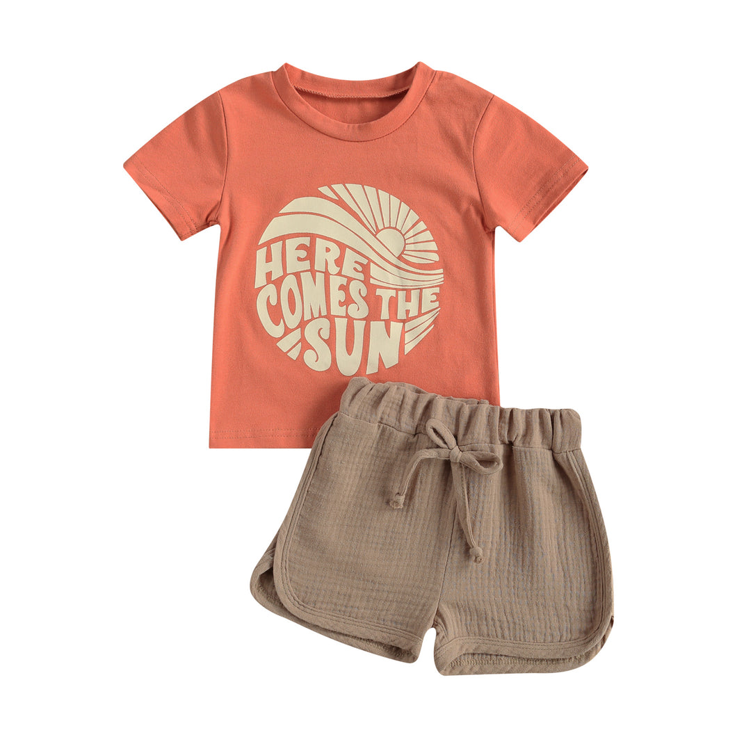Here Comes the Sun Tee + Shorts Set